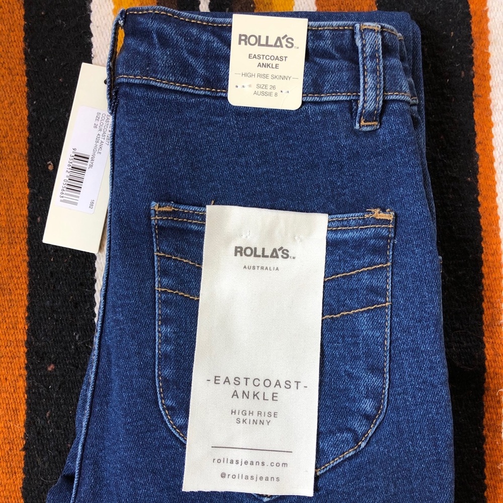 ROLLA’S Eastcoast Ankle Skinny Jean High Rise NWT